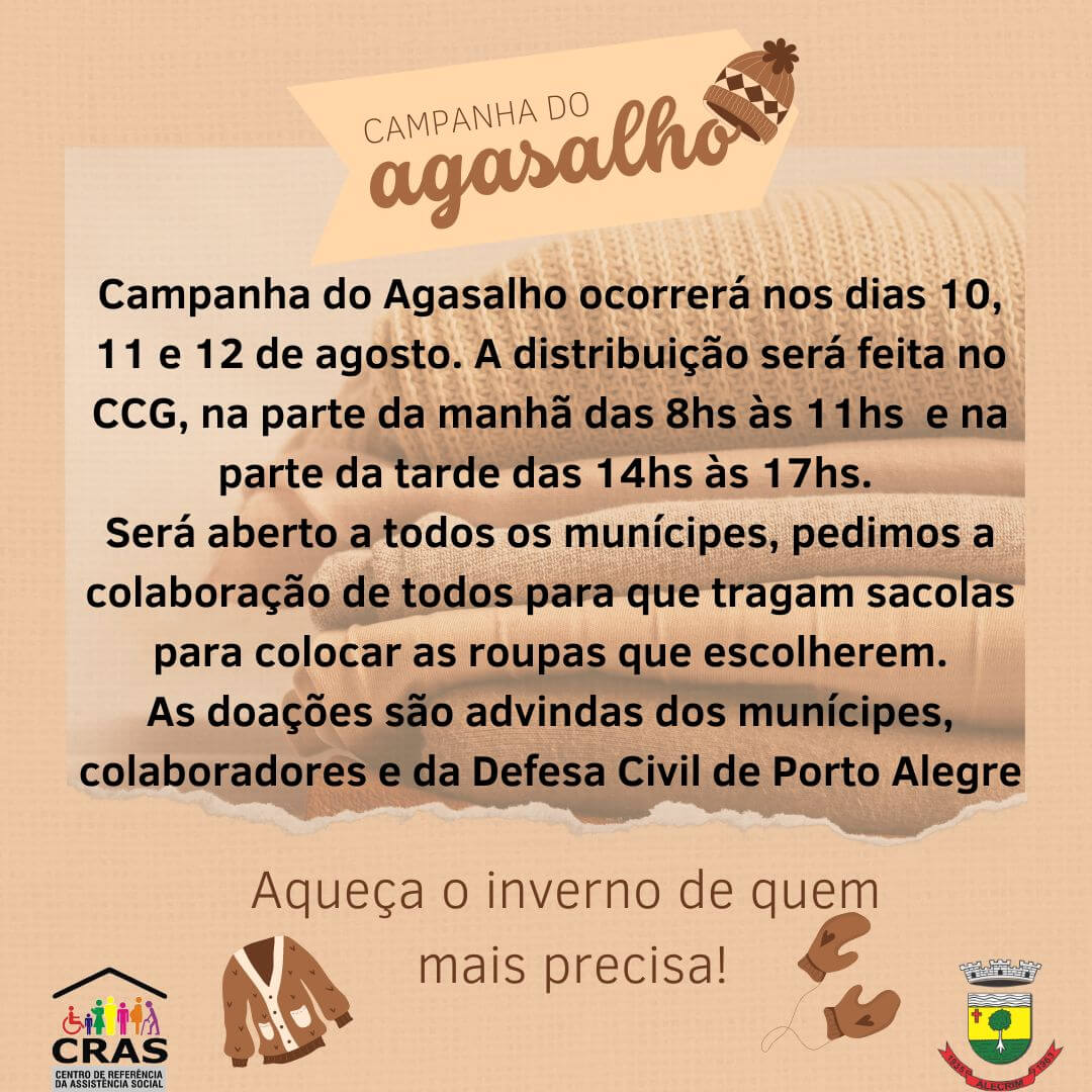CAMPANHA DO AGASALHO 2022